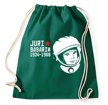 Lade das Bild in den Galerie-Viewer, Styletex23 Turnbeutel Juri Gagarin Cosmonaut Astronaut Russia CCCP