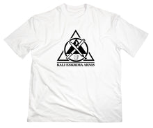 Lade das Bild in den Galerie-Viewer, Styletex23 T-Shirt Herren Kalima Eskrima Arnis Logo, weiss, XXL