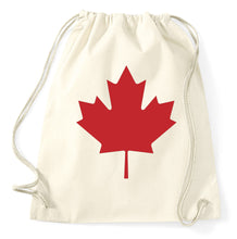 Lade das Bild in den Galerie-Viewer, Styletex23 Turnbeutel Kanada Maple Leaf Flag