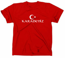 Lade das Bild in den Galerie-Viewer, Styletex23 T-Shirt Herren Karadeniz Türkei Türkiye Flagge Fahne, rot, XXL