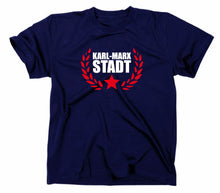 Lade das Bild in den Galerie-Viewer, Styletex23 T-Shirt Herren Karl Marx Stadt Chemnitz, Sachsen, navy, XXL
