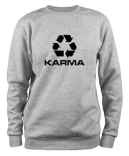 Lade das Bild in den Galerie-Viewer, Styletex23 Sweatshirt Karma Recyling Symbol, XXL grau