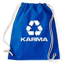 Lade das Bild in den Galerie-Viewer, Styletex23 Turnbeutel Karma Recycle Logo Symbol