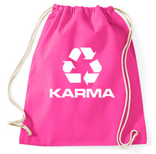 Lade das Bild in den Galerie-Viewer, Styletex23 Turnbeutel Karma Recycle Logo Symbol