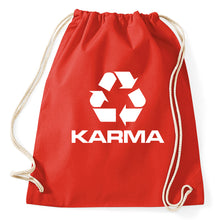 Lade das Bild in den Galerie-Viewer, Styletex23 Turnbeutel Karma Recycle Logo Symbol