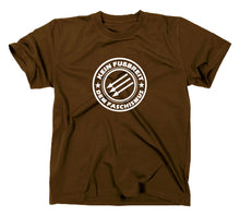 Lade das Bild in den Galerie-Viewer, Styletex23 T-Shirt Herren Kein Fußbreit dem Faschismus Logo, braun, XXL