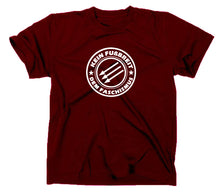 Lade das Bild in den Galerie-Viewer, Styletex23 T-Shirt Herren Kein Fußbreit dem Faschismus Logo, maroon, XXL