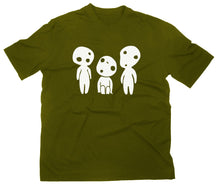 Lade das Bild in den Galerie-Viewer, Styletex23 T-Shirt Herren Kodama Baumgeist Geist, oliv, XXL