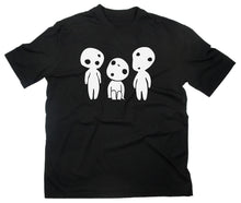 Lade das Bild in den Galerie-Viewer, Styletex23 T-Shirt Herren Kodama Baumgeist Geist, schwarz, XXL