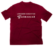Lade das Bild in den Galerie-Viewer, Styletex23 T-Shirt Herren Linksgrün versiffter Gutmensch, maroon, XXL