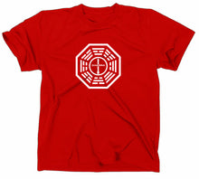 Lade das Bild in den Galerie-Viewer, Styletex23 T-Shirt Herren Lost Der Pfeil Logo Dharma Initiative, rot, XXL