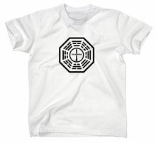 Lade das Bild in den Galerie-Viewer, Styletex23 T-Shirt Herren Lost Der Pfeil Logo Dharma Initiative, weiss, XXL