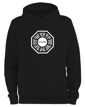 Lade das Bild in den Galerie-Viewer, Styletex23 Kapuzenpullover Lost Dharma Initiative Logo, schwarz XXL