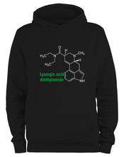 Lade das Bild in den Galerie-Viewer, Styletex23 Kapuzenpullover LSD 25 Molekül, schwarz XXL