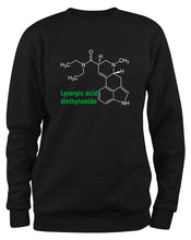 Lade das Bild in den Galerie-Viewer, Styletex23 Sweatshirt LSD 25 Molekül, schwarz XXL