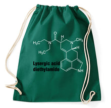 Lade das Bild in den Galerie-Viewer, Styletex23 Turnbeutel LSD Lysergic Acid Diethylamide structural chemical formula