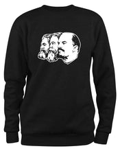 Lade das Bild in den Galerie-Viewer, Styletex23 Sweatshirt Marx Engels Lenin, schwarz XXL