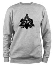 Lade das Bild in den Galerie-Viewer, Styletex23 Sweatshirt Maurer Handwerk Zunft Logo, XXL grau