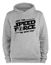 Lade das Bild in den Galerie-Viewer, Styletex23 Kapuzenpullover May The Speed Force Be With You Fun, XXL grau