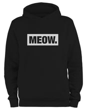 Lade das Bild in den Galerie-Viewer, Styletex23 Kapuzenpullover Meow Fun, schwarz XXL