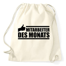 Lade das Bild in den Galerie-Viewer, Styletex23 Turnbeutel Mitarbeiter des Monats, natur