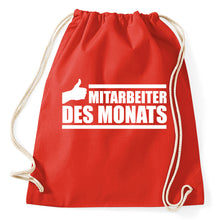 Lade das Bild in den Galerie-Viewer, Styletex23 Turnbeutel Mitarbeiter des Monats, red
