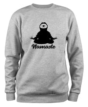 Lade das Bild in den Galerie-Viewer, Styletex23 Sweatshirt Namaste Faultier Sloth, XXL grau