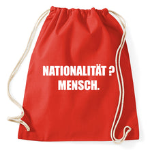 Lade das Bild in den Galerie-Viewer, Styletex23 Turnbeutel Nationalität Mensch, red
