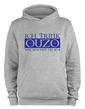 Lade das Bild in den Galerie-Viewer, Styletex23 Kapuzenpullover Inverted Cross Crucifix, XXL grau