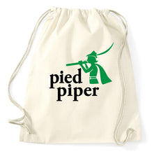 Lade das Bild in den Galerie-Viewer, Styletex23 Turnbeutel Pied Piper Hooli Silicon Valley Logo