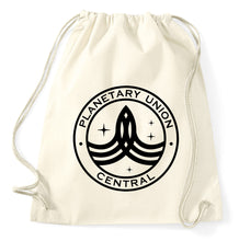 Lade das Bild in den Galerie-Viewer, Planetary Union Central Logo Fan Turnbeutel Sportbeutel Gym Bag, natur
