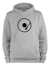 Lade das Bild in den Galerie-Viewer, Styletex23 Kapuzenpullover Plattenspieler, XXL grau