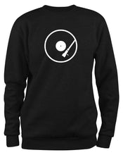 Lade das Bild in den Galerie-Viewer, Styletex23 Sweatshirt Plattenspieler, schwarz XXL
