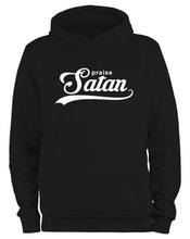 Lade das Bild in den Galerie-Viewer, Styletex23 Kapuzenpullover Praise Satan Fun, schwarz XXL