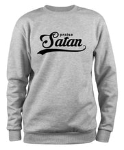 Lade das Bild in den Galerie-Viewer, Styletex23 Sweatshirt Praise Satan Fun, XXL grau