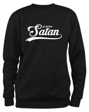 Lade das Bild in den Galerie-Viewer, Styletex23 Sweatshirt Praise Satan Fun, schwarz XXL