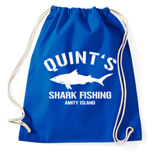 Lade das Bild in den Galerie-Viewer, Styletex23 Turnbeutel Quint's Shark Fishing Amity Island Jaws