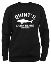 Lade das Bild in den Galerie-Viewer, Styletex23 Sweatshirt Quint's Shark Fishing Amity Island, schwarz XXL