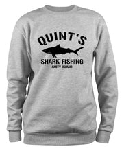 Lade das Bild in den Galerie-Viewer, Styletex23 Sweatshirt Quint's Shark Fishing Amity Island, XXL grau