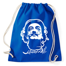 Lade das Bild in den Galerie-Viewer, Salvador Dali Turnbeutel Sportbeutel Gym Bag, royalblue