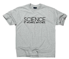 Lade das Bild in den Galerie-Viewer, Styletex23 T-Shirt Herren Science It Works Bitches Fun, sport grey, XXL