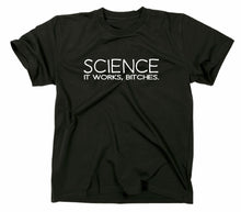 Lade das Bild in den Galerie-Viewer, Styletex23 T-Shirt Herren Science It Works Bitches Fun, schwarz, XXL