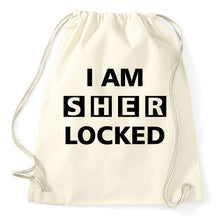 Lade das Bild in den Galerie-Viewer, Styletex23 Turnbeutel I Am Sherlocked Sherlock Holmes Logo
