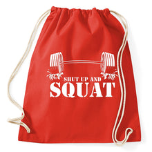 Lade das Bild in den Galerie-Viewer, Styletex23 Turnbeutel Shut Up And Squat Training