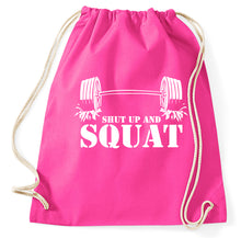 Lade das Bild in den Galerie-Viewer, Styletex23 Turnbeutel Shut Up And Squat Training