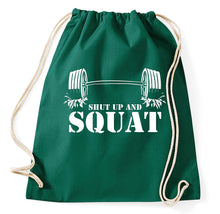 Lade das Bild in den Galerie-Viewer, Styletex23 Turnbeutel Shut Up And Squat Training
