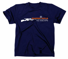 Lade das Bild in den Galerie-Viewer, Styletex23 T-Shirt Herren Sniper Rifle No Escape, navy, XXL