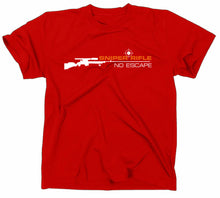 Lade das Bild in den Galerie-Viewer, Styletex23 T-Shirt Herren Sniper Rifle No Escape, rot, XXL