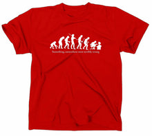 Lade das Bild in den Galerie-Viewer, Styletex23 T-Shirt Herren Something, Somewhere Fun, Evolution of Men Funshirt, rot, XXL