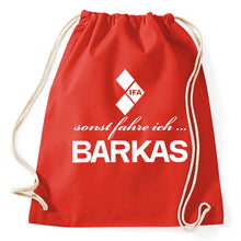 Lade das Bild in den Galerie-Viewer, Styletex23 Turnbeutel sonst fahre ich Barkas IFA, red
